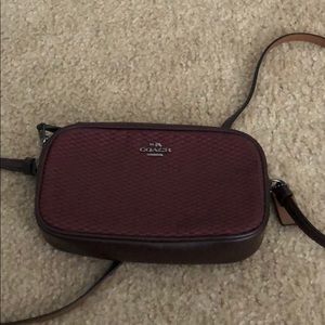 Coach crossbody camera bag